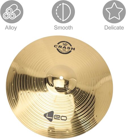 Vaguelly Cymbals Drum Cymbal for Practice Crash Cymbal Low Volume Cymbal Percussion Cymbal China Cymbal Jazz Drum Replacement Part Drum Hardware Percussion Drum Alloy Bass in Saudi Arabia