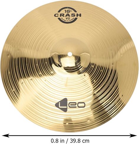 Vaguelly Cymbals Drum Cymbal for Practice Crash Cymbal Low Volume Cymbal Percussion Cymbal China Cymbal Jazz Drum Replacement Part Drum Hardware Percussion Drum Alloy Bass in Saudi Arabia