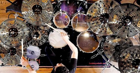 Meinl Cymbals Classics Custom Heavy Dark 20" Ride Cymbal لمجموعة الطبول - صنع في ألمانيا - B12 برونزية، ضمان لمدة عامين (CC20HDAR) in Kuwait