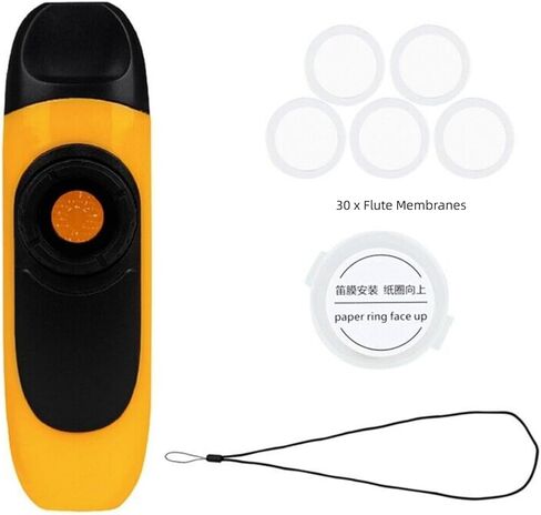 كازو للبالغين، كازو للأطفال مع 30 غشاء فلوت، آلات موسيقية كازوس، سهلة تعلم الآلات الموسيقية للبالغين والأطفال، هدية العيد لجميع الأعمار (أسود) in Kuwait