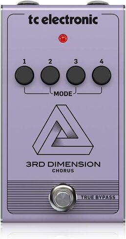 TC Electronic 3RD DIMENSION CHORUS Vintage Analog Chorus Pedal Recreation with 4-Button Effect Selection and BBD Circuitry in Saudi Arabia