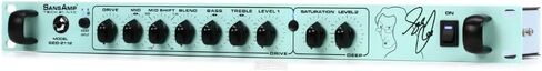 Tech 21 GED-2112 Geddy Lee Signature SansAmp Bundle w/ 2x Strukture S6P48 Woven Right Angle Patch Cables, 12x Fender Picks and Liquid Audio Polishing Cloth in Saudi Arabia