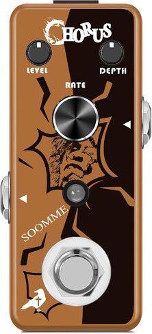 دواسة ضاغط الجيتار من SOOMME لدواسة تأثير الضغط التناظري، تأثيرات الجيتار النهائية للجيتار الكهربائي، تجاوز حقيقي in Saudi Arabia