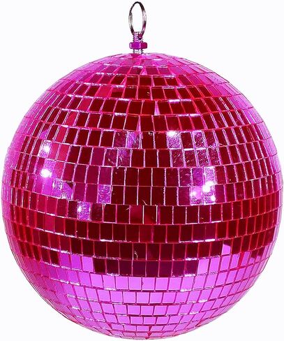 8" Mirror Disco Ball - Cool and Fun Hanging Party Disco Ball for Big Party Decorations, Party Design、Decorate (8 inch, Blue) in Saudi Arabia