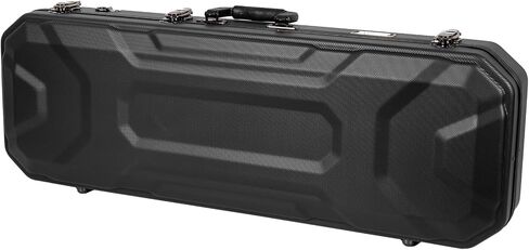 Crossrock 4/4 Violin Case-ABS hardshell with Interior Compartment, Detachable straps-Black (CRA860VFBK) in Saudi Arabia