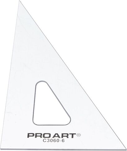 PRO ART 12 بوصة 45/90 درجة مثلث، فلورسنت in Kuwait