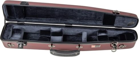Crossrock Fiberglass Alto Saxophone Case - Includes Accessory Pocket, Removable Shoulder Straps, TSA Lock - Black (CRF1020ASBK) in Saudi Arabia