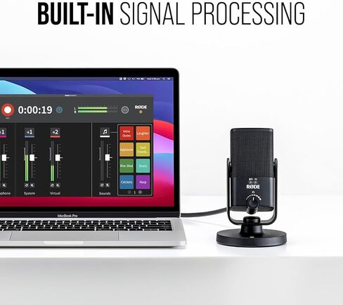 ميكروفون RØDE NT-USB متعدد الاستخدامات بجودة الاستوديو ومكثف USB مع مرشح بوب وحامل ثلاثي القوائم للبث والألعاب والبث الصوتي وإنتاج الموسيقى والتسجيل الصوتي والآلات الموسيقية in Saudi Arabia