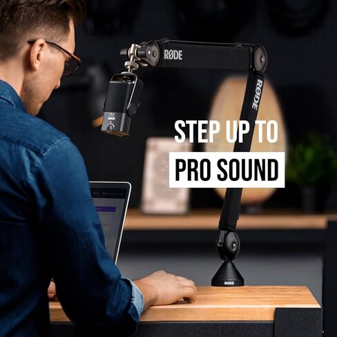 ميكروفون RØDE NT-USB متعدد الاستخدامات بجودة الاستوديو ومكثف USB مع مرشح بوب وحامل ثلاثي القوائم للبث والألعاب والبث الصوتي وإنتاج الموسيقى والتسجيل الصوتي والآلات الموسيقية in Saudi Arabia