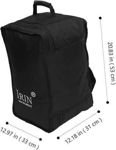 LIFKOME Cajon Drum Kit Loveook Backpck Storage Tote Kids Storage Organizer قرع أداة تحمل حقيبة طبل كاجون وحقائب نايلون حقيبة حمل حقيبة أدوات قرع بطانة سوداء in Kuwait