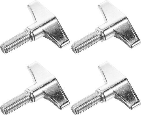 حامل معدني 4 قطعة قوس معدني طبل الصنج أداة المكسرات طبل الصنج أداة زر قرع معدن الفضة مكون طبل الصنج حامل الجناح الجوز الأقواس المعدنية in Kuwait