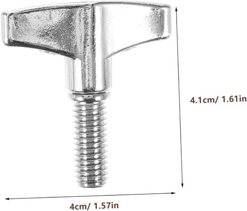 حامل معدني 4 قطعة قوس معدني طبل الصنج أداة المكسرات طبل الصنج أداة زر قرع معدن الفضة مكون طبل الصنج حامل الجناح الجوز الأقواس المعدنية in Kuwait