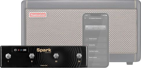 شبكة إيجابية للتحكم في شرارة الجيتار اللاسلكي دواسة القدم / وحدة التحكم لمضخم صوت الجيتار وتطبيقات الهاتف المحمول مع مسارات دعم in Kuwait