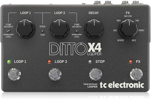 TC Electronic DITTO X2 LOOPER دواسة Looper بديهية للغاية مع زر إيقاف مخصص وتأثيرات حلقة in Saudi Arabia