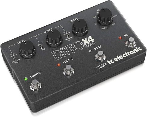 TC Electronic DITTO X2 LOOPER دواسة Looper بديهية للغاية مع زر إيقاف مخصص وتأثيرات حلقة in Saudi Arabia