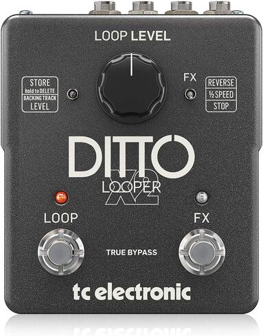 TC Electronic DITTO X2 LOOPER دواسة Looper بديهية للغاية مع زر إيقاف مخصص وتأثيرات حلقة in Saudi Arabia