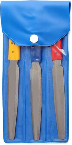 Electric Guitar files set,Acoustic Guitar file set,Bass Guitar files set,Tapered Nut Files Double Edge Nut Slotting Files,Fret Crowning Files Luthier Tools 3pcs set(Acoustic Guitar files) in Saudi Arabia
