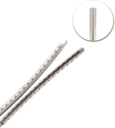 أسلاك روباتون نصف كروية لجيتار الجيتار 18 سلك فريت واير نيكل كوبرونيكل 2.0 مم 20 فريت مقطوعة مسبقًا متوافقة مع غيتار صوتي مقاس 41 بوصة استبدال لوحة أصابع الجيتار الكلاسيكي باللون الفضي. in Kuwait