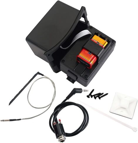 4 Band Acoustic Guitar Preamp EQ Equalizer Acoustic Guitar Amplifier Digital Chromatia Tuner Piezo Pickup for Acoustic Guitar Accessory (1F-4T) in Kuwait