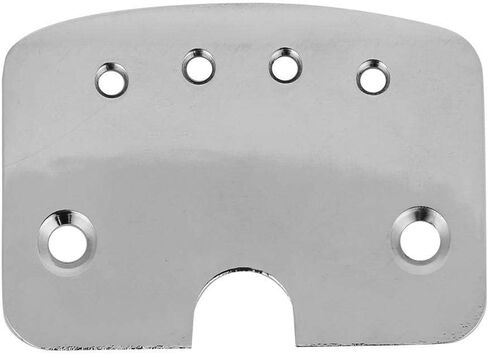 VBESTLIFE Guitar Tailpiece Metal 4 String Cigar Box Tailpiece Guitar Parts Chrome for Guitar Bass Musical Instrument Performance Accessory in Saudi Arabia