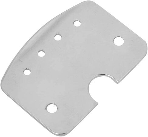 VBESTLIFE Guitar Tailpiece Metal 4 String Cigar Box Tailpiece Guitar Parts Chrome for Guitar Bass Musical Instrument Performance Accessory in Saudi Arabia