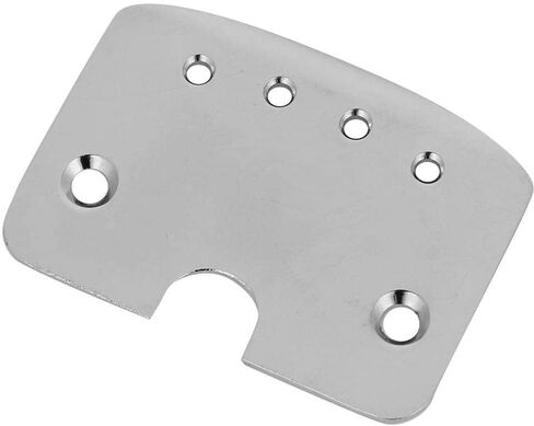 VBESTLIFE Guitar Tailpiece Metal 4 String Cigar Box Tailpiece Guitar Parts Chrome for Guitar Bass Musical Instrument Performance Accessory in Saudi Arabia