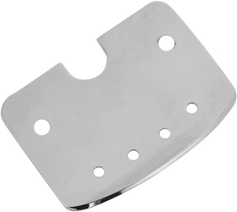 VBESTLIFE Guitar Tailpiece Metal 4 String Cigar Box Tailpiece Guitar Parts Chrome for Guitar Bass Musical Instrument Performance Accessory in Saudi Arabia