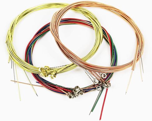 3 مجموعات من سلاسل الجيتار الصوتية مع مقياس عمل الجيتار سلاسل الجيتار الصوتية 6 سلسلة مجموعة دبابيس الجيتار الصوتية أوتاد دبوس مجتذب عدة سلاسل الجيتار استبدال سلسلة الصلب الملونة الغيتار الصوتي in Kuwait