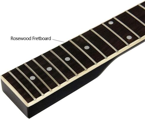 Electric Guitar Necks Replacement 22 Fret Mahogany Rosewood Fingerboard for Lp Electric Guitar Lovers (GS209D) in Saudi Arabia