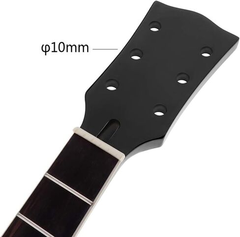 Electric Guitar Necks Replacement 22 Fret Mahogany Rosewood Fingerboard for Lp Electric Guitar Lovers (GS209D) in Saudi Arabia