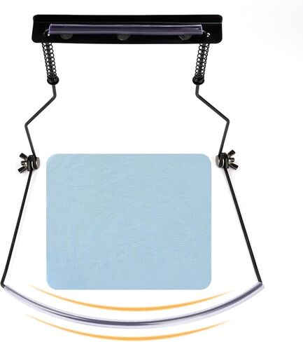 حامل هارمونيكا من Novellaire، رقبة حامل هارمونيكا احترافية ذات 10 فتحات، رقبة سوداء بدون استخدام اليدين مع وسادات لباد مضادة للخدش لحماية هارمونيكا، بدون استخدام اليدين أثناء الأداء in Kuwait