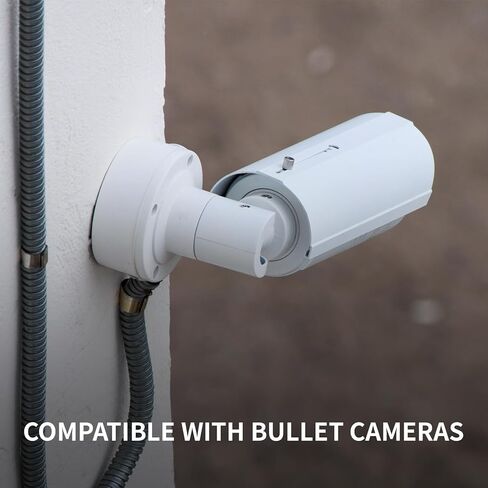 24 حزمة من صندوق توصيل كاميرا الأمان متوافق مع كاميرات الرصاص المقاومة للماء، دعامة تثبيت للكاميرا، كابل إخفاء من الألومنيوم، غطاء كاميرا كهربائي لتركيب وصلة CCTV in Kuwait