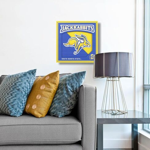 لوحة فنية جدارية لسلسلة شعار YouTheFan NCAA Michigan Wolverines ثلاثية الأبعاد - 12x12، ألوان الفريق in Saudi Arabia