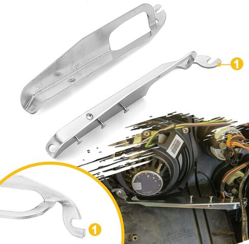 Dasen Compatible with Harley Touring 1993-2013 Heavy Duty Inner Front Batwing Fairing Support Brackets in Saudi Arabia