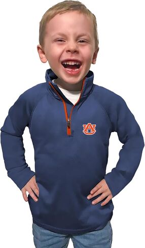 سترة صوفية بسحاب 1/4 للأولاد الصغار من الرابطة الوطنية لرياضة الجامعات (NCAA) - 100% بوليستر - مقاسات 2T 3T 4T in Kuwait