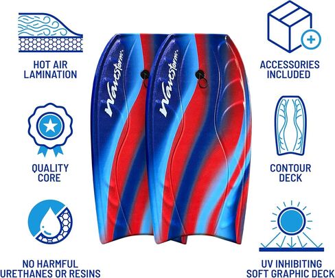 Wavestorm Foam Bodyboard 40" Complete 2 Pack in Saudi Arabia