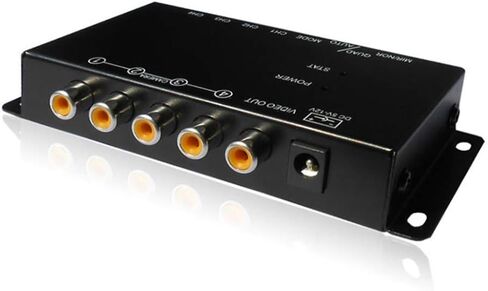 1Pcs Video Quad Splitter 4-Way Mini Processor Multiplexer Switcher for CCTV Security Camera in Kuwait