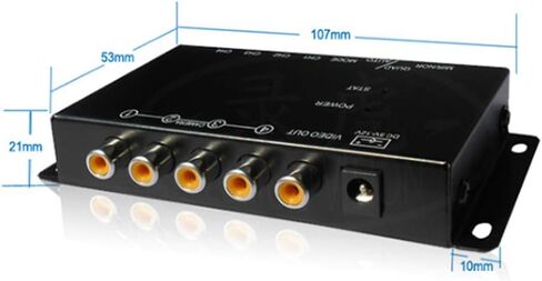 1Pcs Video Quad Splitter 4-Way Mini Processor Multiplexer Switcher for CCTV Security Camera in Kuwait