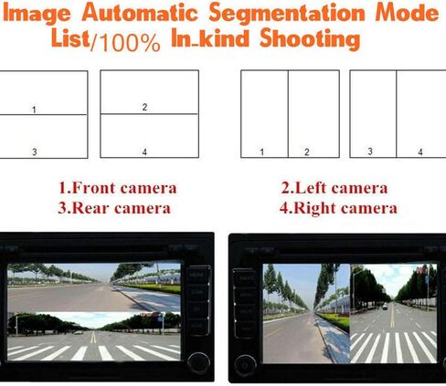1Pcs Video Quad Splitter 4-Way Mini Processor Multiplexer Switcher for CCTV Security Camera in Kuwait