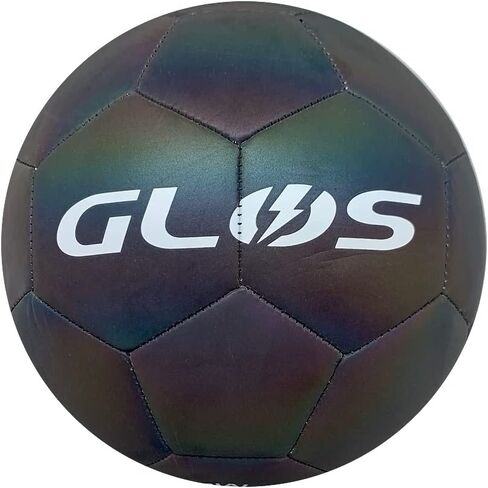 Glow Reflective Size 5 Soft Leather Soccer Ball-Light Up in Camera Flash,for Boys,Girls and Teens. in Saudi Arabia