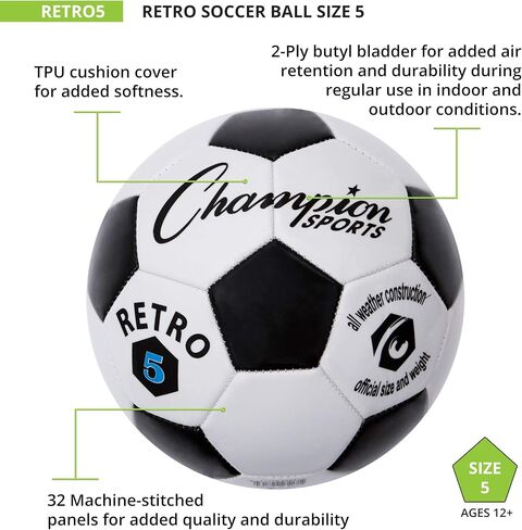 Champion Sports Retro Soccer Ball in Kuwait
