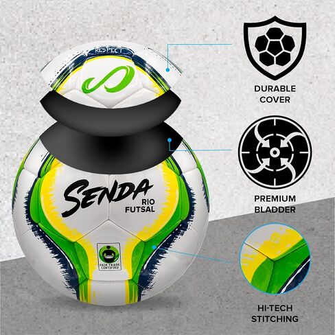 SENDA Rio Match Futsal Ball, Fair Trade Certified in Saudi Arabia