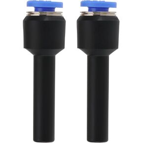 eMagTech 2Pcs Pneumatic Push FIT Reducer Straight Connector Straight Push to Connector Reducer Fitting for 4mm O.D. Pipe to 6mm Bore Hose