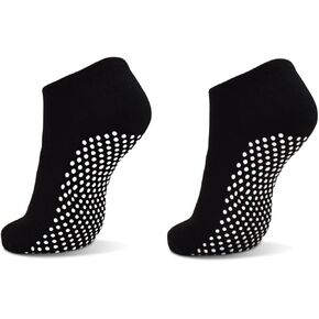 ELUTONG Sticky Barre Grips Slipper Socks 1-3 Pack Non Slip with grippers Yoga Pilates Ballet Skid for Women