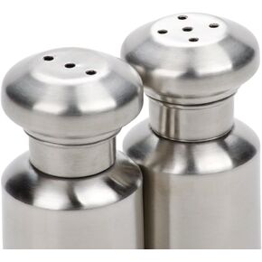 American Metalcraft SPM4 Salt & Pepper Set, Satin, 0.5 oz.