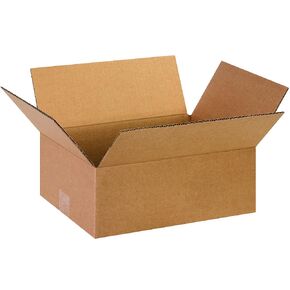 BOX USA 13 x 10 x 5 Corrugated Cardboard Boxes, Flat 13"L x 10"W x 5"H, Pack of 100 | Shipping, Packaging, Moving, Storage Box for Home or Business, Strong Wholesale Bulk Boxes