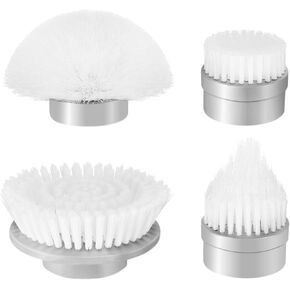 Sweepulire 4Pcs Replacement Brush Heads Attachments Set for Sweepulire SW1 Eelctric Spin Scrubber