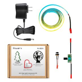 LED Strip Light Components Kit for 3D Printing with 3000K Warm White Light