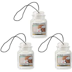 Yankee Candles 3 Pack of Coconut Beach Car Jar Ultimate