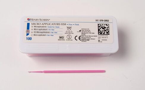 Bendable Micro Applicator, Fine Tip, Disposable, Bendable Neck for Precision Application - Latex-Free Microbrush Swabs for Dental, Medical, and Cosmetic Use - Green, Pack of 1 in Kuwait